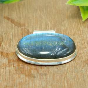 Collier pendentif en labradorite bleue feu de qualité supérieure naturelle, pendentif en argent sterling 925, bijoux cadeau pour femmes - Product Image 6