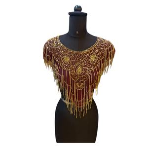 Capa de Algodón 100% Hecha a Mano de Alta Calidad 2025 con Cuentas para Mujer, Moda Disponible a Precio de Mayoreo para Exportación - Product Image 1