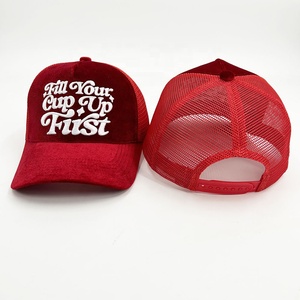 Sombrero de camionero unisex ajustable deportivo de malla de algodón bordado en 3D de alta calidad personalizado de fábrica - Product Image 3