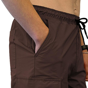 Vente en gros de shorts cargo personnalisés pour hommes avec ceinture élastique vêtements de rue pantalons de quart d'entraînement confortables et décontractés shorts d'été de gymnastique - Product Image 3