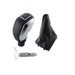 Pomo de Palanca de Cambios con Funda para Peugeot 206 Tipo Deportivo, Acabado Mate - Product Image 1