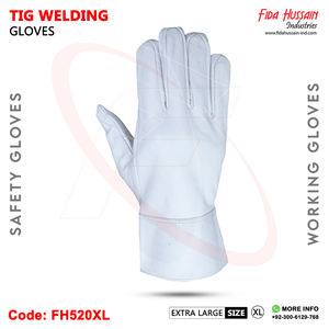 Hot Selling Welding Gloves Premium Goat Leather Gloves Wing <b>Thumb</b> <b>Cuff</b> in Split Leather Best Quality Leather TIG Welding Glove - Product Image 4