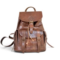 Sac à dos pour ordinateur portable en cuir véritable fait main 100% vintage, antivol, avec fermeture éclair détachable, capacité 20-35L, pour l'école, les voyages et l'usage quotidien
