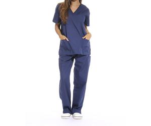 Bata de Enfermera de Manga Corta de Buena Calidad, Uniforme de Trabajo para Enfermeras y Doctores, Ropa de Hospital de Primera Calidad - Product Image 1