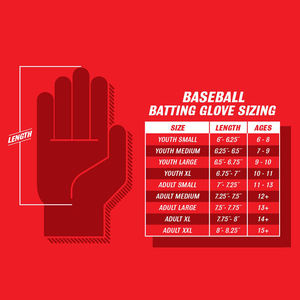 Microfibra, transpirable, ligero guantes de bateo de béisbol al por mayor 100% guantes de cuero genuino logotipo personalizado y diseño - Product Image 6