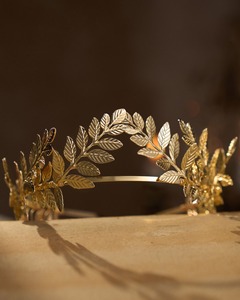 มงกุฎโลหะประดับตกแต่งโต๊ะคริสต์มาสทำมือตั้งโต๊ะของขวัญสุดหรู - Product Image 2