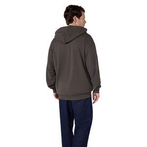 Sweats à capuche à manches longues pour hommes de haute qualité chaud hiver coton Polyester fermeture éclair épaule tombante sweats à capuche pour hommes adultes - Product Image 4