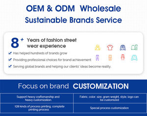 เสื้อยืดผู้ชายกันหดไหล่โอเวอร์ไซส์พิมพ์โลโก้ตามสั่งด้านหน้าเปล่าคุณภาพสูง - Product Image 6