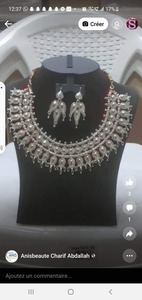 2024 Cổ Điển Đồ Trang Sức Thời Trang Set 24K Mạ Vàng Ấn Độ Của Nhà Sản Xuất Bộ Sưu Tập Đồng Vòng Cổ Bông Tai Trâm Cài Thiết Kế USA - Product Image 6