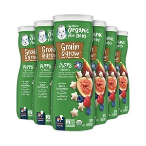 Gerber เรียนจบธัญพืช1.48ออนซ์6นับมันฝรั่งหวานผลไม้อบแห้งรสธรรมชาติอื่นๆ - Product Image 4