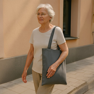 Sac fourre-tout en toile de haute qualité avec poignée en corde, style écologique, provenant d'un fabricant fiable pour les acheteurs en gros mondiaux - Product Image 4