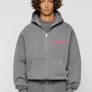 Nouvelle mode unisexe : sweats à capuche et vestes zippées en tissu polaire/éponge française, séchage rapide et respirant, prêts pour l'hiver - Product Image 1