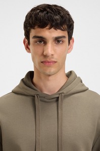 Venta al por mayor de los hombres de color sólido 2 uds Sudadera con capucha Jogger chándal conjunto suave polar pulóver cordón pantalones logotipo personalizado ropa de calle traje - Product Image 2