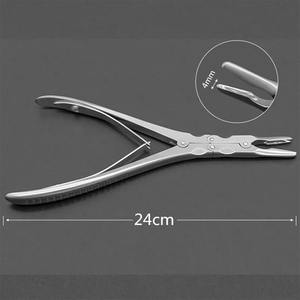 Jaws180mm Rongeurs de hueso de doble acción, pinzas ortopédicas largas rectas y curvas, instrumentos manuales de Metal, 1 pieza - Product Image 2