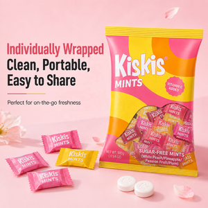 Bonbons sans sucre KisKis en gros, 500g, assortiment en vrac, emballés individuellement, pour l'hôtellerie et la restauration (réception) - Product Image 4
