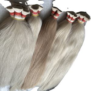 Extensions de cheveux vierges à prix de gros, cheveux humains d'un seul donneur, cheveux vietnamiens bruts, couleur 613, lisses naturels - Product Image 3