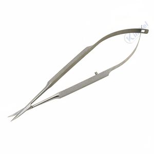 Pinzas Microquirúrgicas Oftálmicas Anguladas de Titanio Azul, Puntas Curvas Finas y Mango Delgado para Procedimientos de Cirugía Ocular de Alta Precisión - Product Image 2