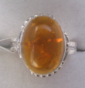 Shah Gems Women's Natural Carnelian <b>Ring</b> in <b>925</b> Sterling <b>Silver</b> Dainty Everyday Wear with Rhodium Plating and 14K Metal Purity - Product Image 1