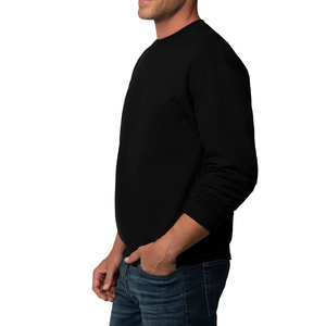 Pull-over en coton mélangé pour homme, style vintage moderne, coupe ample, matière douce, idéal pour un look stylé. - Product Image 6