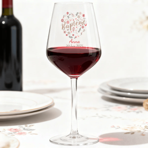Bicchiere da vino personalizzato in Tritan per Cabernet, design europeo, stampa digitale personalizzata, trasparente, nessun minimo d'ordine, prodotto in Francia - Product Image 3