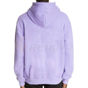 Sudaderas con Capucha Extra Grandes para Hombre, Color Personalizado, Diseño Sólido, Forro Polar de Algodón, MOQ Bajo y Diseño Personalizado - Product Image 3