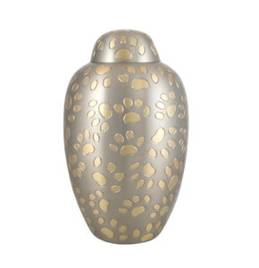 Urna de cremación de latón de diseño hecho a mano de gran tamaño para adultos a la venta urnas de metal de suministro directo de fábrica - Product Image 3