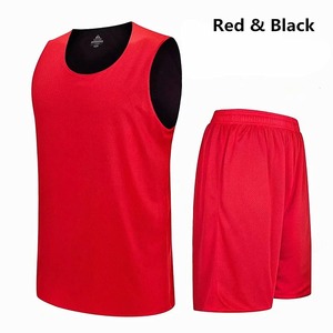 Ensembles de maillots de basket-ball pour hommes, double face, de haute qualité, respirants et à séchage rapide - Product Image 4