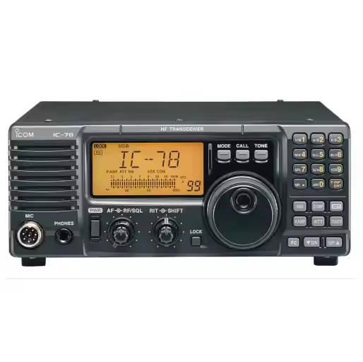 100% Original for ICOM IC78 HF Transceiver 50W Output Power for Long Distance Communications VOX Marine Walkie Talkie with VOX