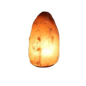 Lampe en sel rose de l'Himalaya sculptée à la main en gros dans un style amoureux avec base en bois artisanat pakistanais naturel lueur jaune - Product Image 1