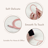 Hecho en Taiwán, sin aranceles, 1M, cable Usb C de silicona suave, compatible con personalización de diferentes longitudes para iPhone 15, 16