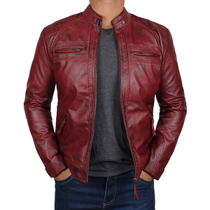 Veste d'hiver pour hommes en cuir véritable de haute qualité coupe-vent séchage rapide couleurs personnalisées plusieurs tailles disponibles - Product Image 6
