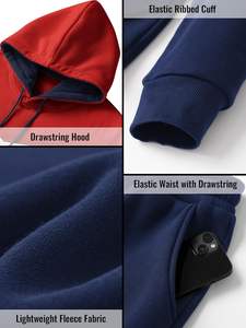 Sudaderas con capucha y pantalones de chándal para hombre de la mejor calidad, diseño superior con logotipo personalizado, estilo de corte popular para chándales de alta calidad - Product Image 3