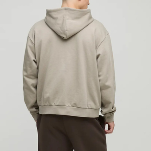 OEM hiver lourd français éponge fermeture éclair sweats à capuche personnalisé surdimensionné coton polaire fermeture éclair imprimé sweat à capuche pour hommes couleurs personnalisées - Product Image 4