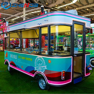 2025 New Fashion Mobile Bar Vintage Food Truck Dessert haus Kaffee wagen Eis wagen Horse Food Trailer Mobile Food Cart - Product Image 4