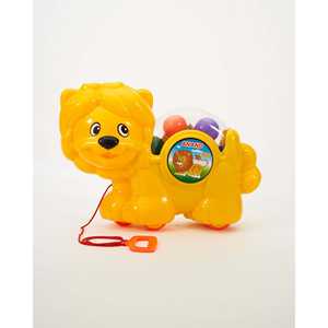 Juguete de Arrastre Anand Leo León de Plástico, Rey de la Sala de Juegos, Safari con Función Musical - Product Image 1