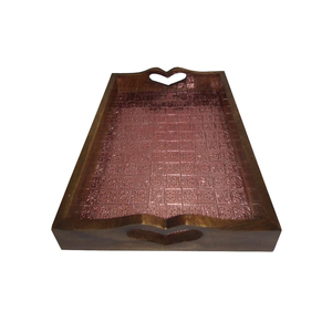 Customized Modern Mango Wood Serving <b>Tray</b> Home Hotel Decorative Wooden <b>Snack</b> Platter Price for Most Demanding Product - Product Image 4