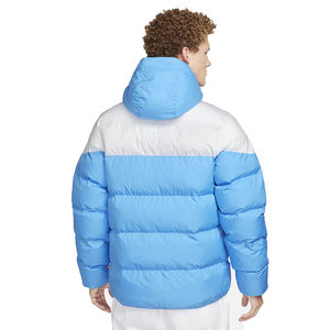 Veste matelassée de nouveau design pour homme, veste matelassée de couleur bleue et blanche avec taille et design personnalisés - Product Image 2