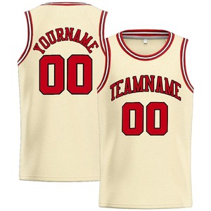 Chaleco de baloncesto de Color Beige para hombre nombre personalizado personalidad deporte suelta camiseta sin mangas verano diario Casual logotipo personalizado camiseta - Product Image 2