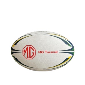 Bolas de Rugby de tamaño completo de alta calidad, paneles cosidos a mano, agarre texturizado para el entrenamiento del Club de Match Play y uso personalizado de etiqueta privada - Product Image 1