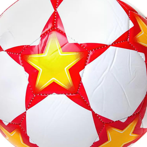 Ballon de football de taille personnalisée 2026, 5 PU, durable, rebondissant, thermosoudé et cousu à la machine, vente en gros, OEM - Product Image 4