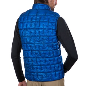 Gilet d'hiver en laine personnalisé avec logo, fermeture éclair, matelassage en polyester de haute qualité, sans manches, décontracté, taille personnalisée, vêtement d'extérieur - Product Image 5