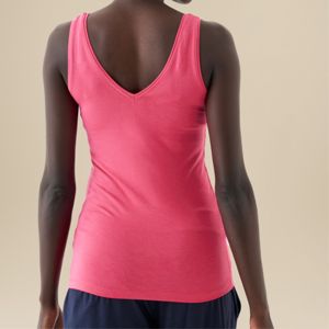 Chaleco de fibra de bambú para mujer: transpirable, absorbe la humedad, perfecto para deportes y ropa informal - Product Image 4