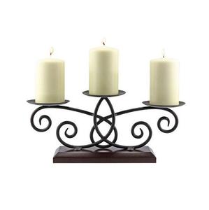 Elegant metal hurricane <b>candle</b> <b>holders</b> suitable for indoor <b>outdoor</b> use weddings parties festivals and home lighting - Product Image 3