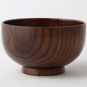 Prix plat de bol de riz en bois de produit original écologique de forme ronde naturelle pour le dessus de Table servant des fournitures en vrac de l'Inde - Product Image 6