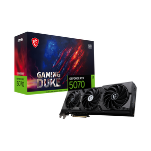 M S I Ge Force R T X 5070 12G GAMING DUKE 3X OC RTX5070 Tarjeta de video de escritorio GPU para juegos de alto rendimiento con ventilador de refrigeración - Product Image 1