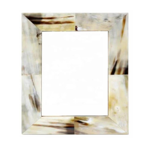 Customizable Logo New Design Photo <b>Frame</b> Handmade Wholesale White Cream and Golden Horn <b>Frames</b> Latest Arrival - Product Image 3