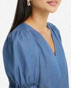 Top en jean pour femme, élégant, chic, moderne, confortable, durable, doux, tendance, unique, pour tous les jours - Product Image 5