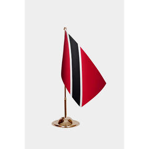 Banderas de Escritorio de Trinidad y Tobago, Impresión Digital, Materiales de Vinilo, Poliéster y Plástico para Educación, Banderas y Pancartas - Product Image 2