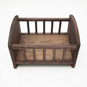 Newborn Photography Props Baby Photo Bed Mini Wooden Photography Props Newborn Photography Prop Cot Baby Photo Bed