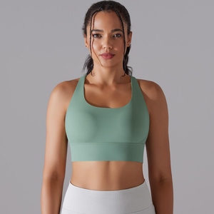 Soutien-gorge de sport sans coutures Vente en gros sur mesure Vêtements de sport de haute qualité Soutien-gorge Fitness Gym Yoga Top Soutien à fort impact pour les femmes - Product Image 1